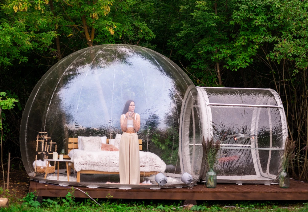 bubble clear tent